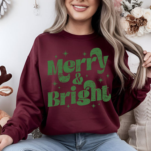 MERRY & BRIGHT - DTF TRANSFER