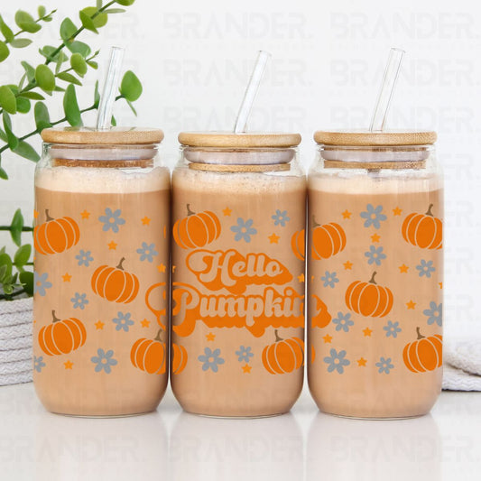 HELLO PUMPKIN - 16 OZ - UVDTF