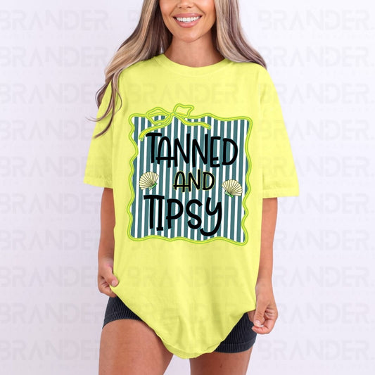 COQUETTE TANNED AND TIPSY - DTF TRANSFER