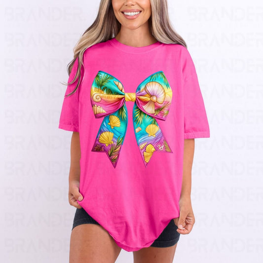 COQUETTE SEASHELL BOW - DTF TRANSFER