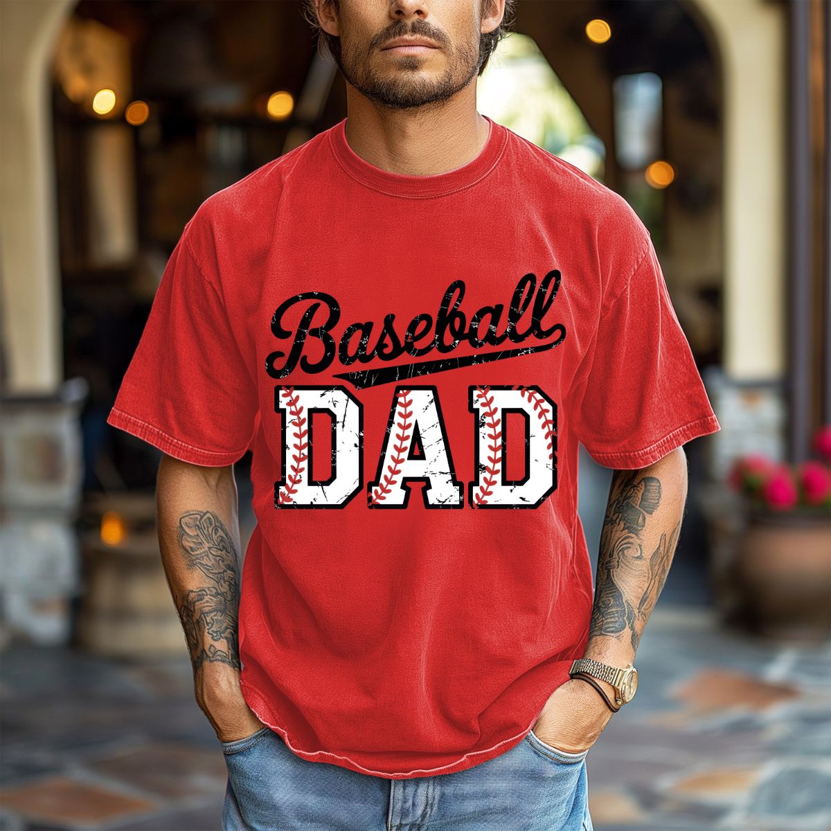 BASEBALL DAD - DTF TRANSFER