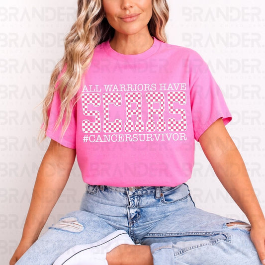 ALL WARRIORS HAVE SCARS - DTF TRANSFER