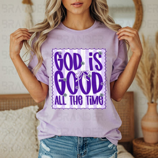 COQUETTE GOD IS GOOD ALL THE TIME - DTF TRANSFER