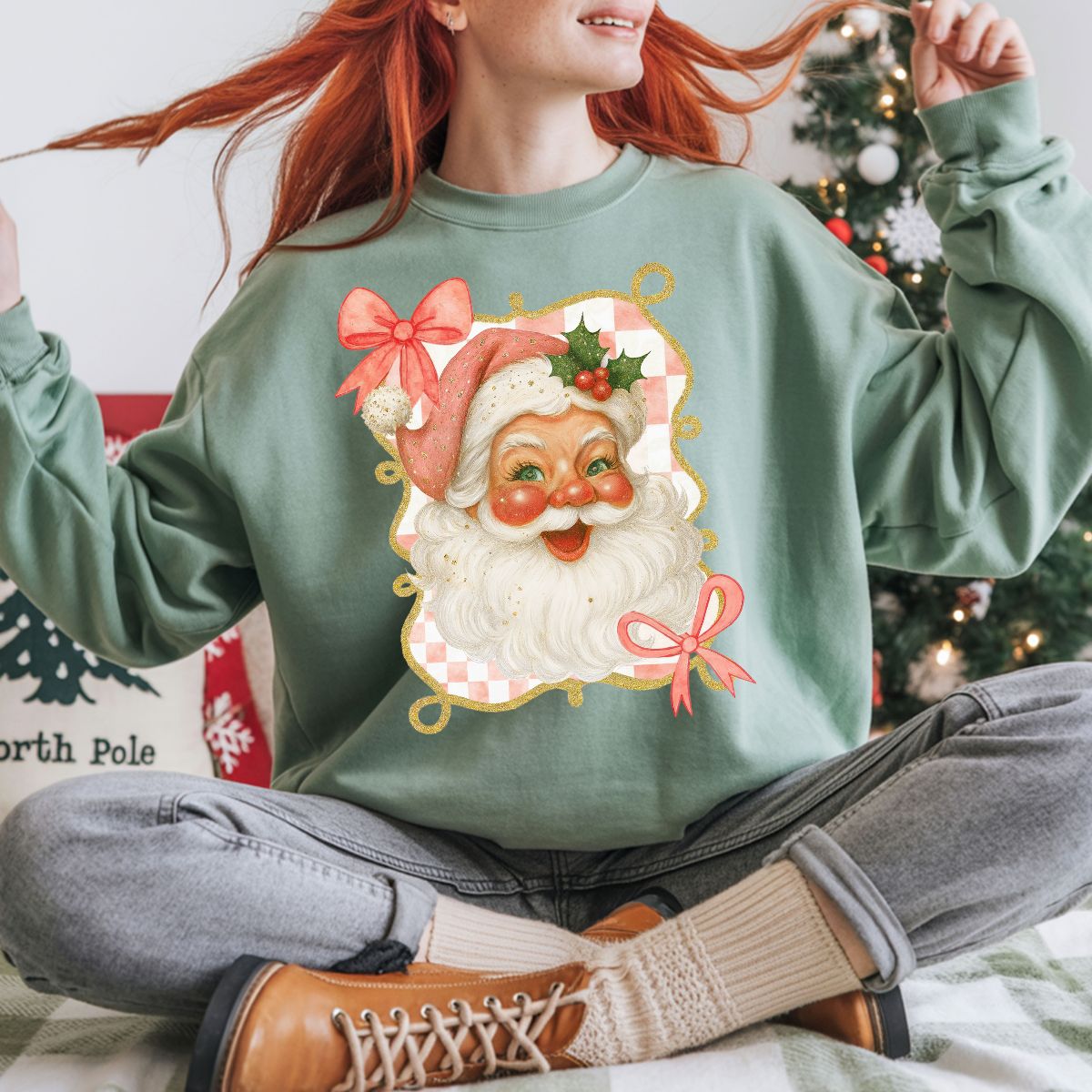 COQUETTE VINTAGE SANTA - DTF TRANSFER