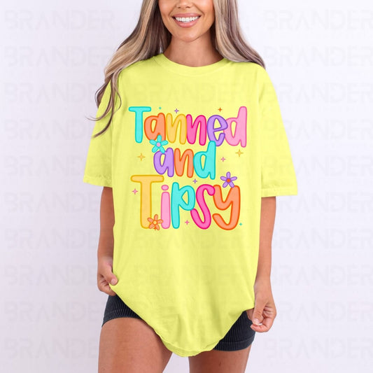 TANNED AND TIPSY - DTF TRANSFER