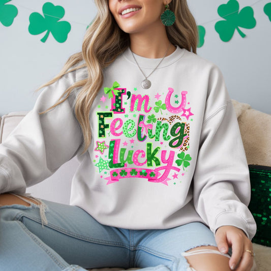 COQUETTE I'M FEELING LUCKY - DTF TRANSFER