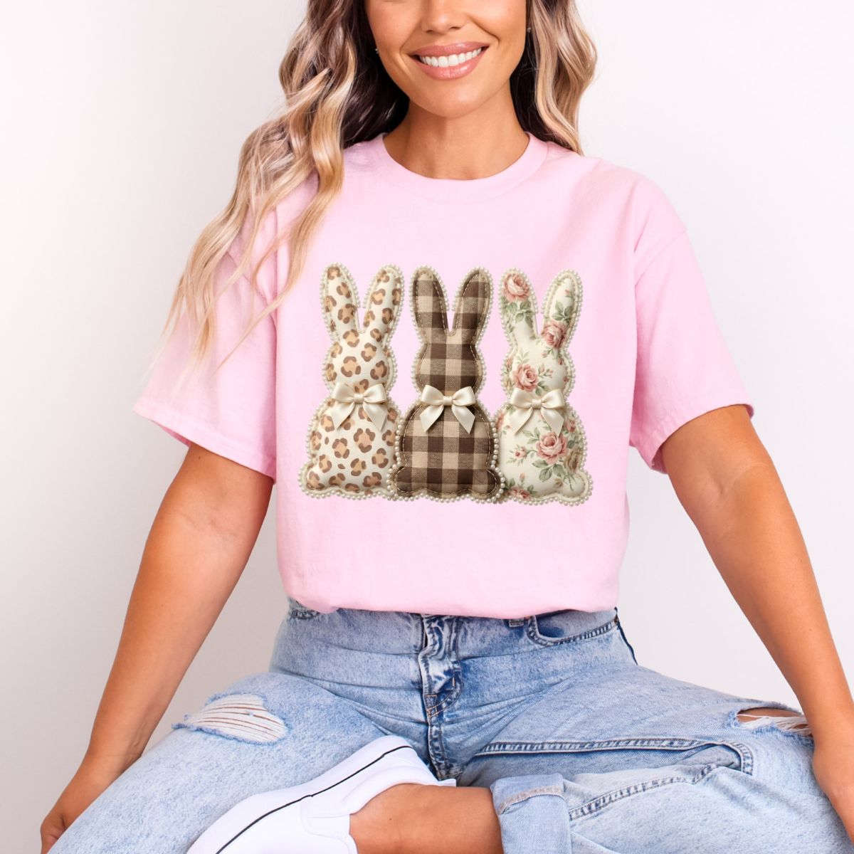 COQUETTE BUNNY TRIO - DTF TRANSFER