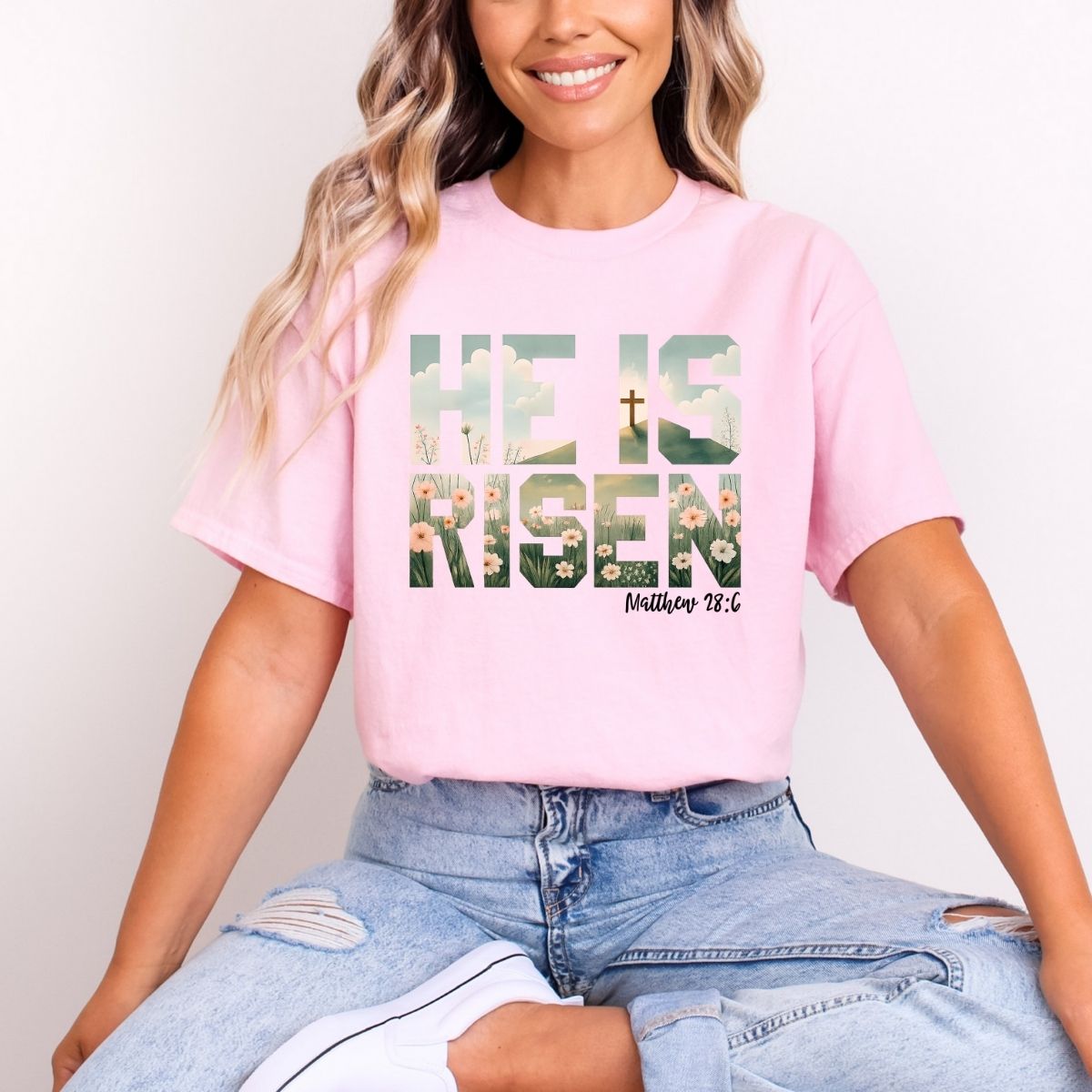 HE IS RISEN - DTF TRANSFER