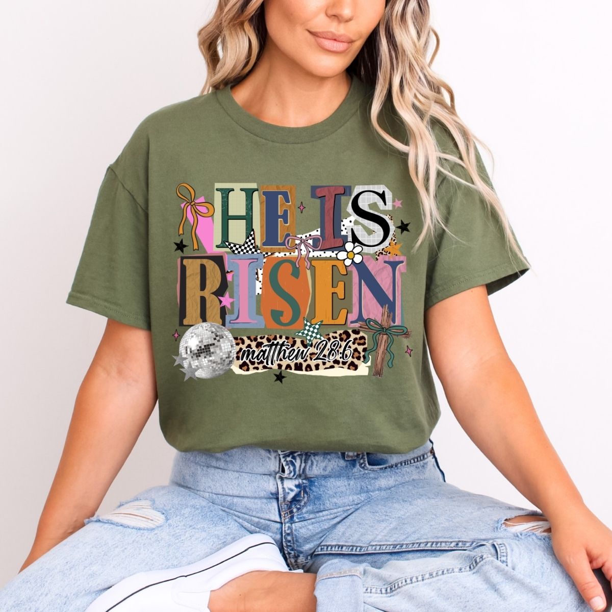 COQUETTE HE IS RISEN - DTF TRANSFER