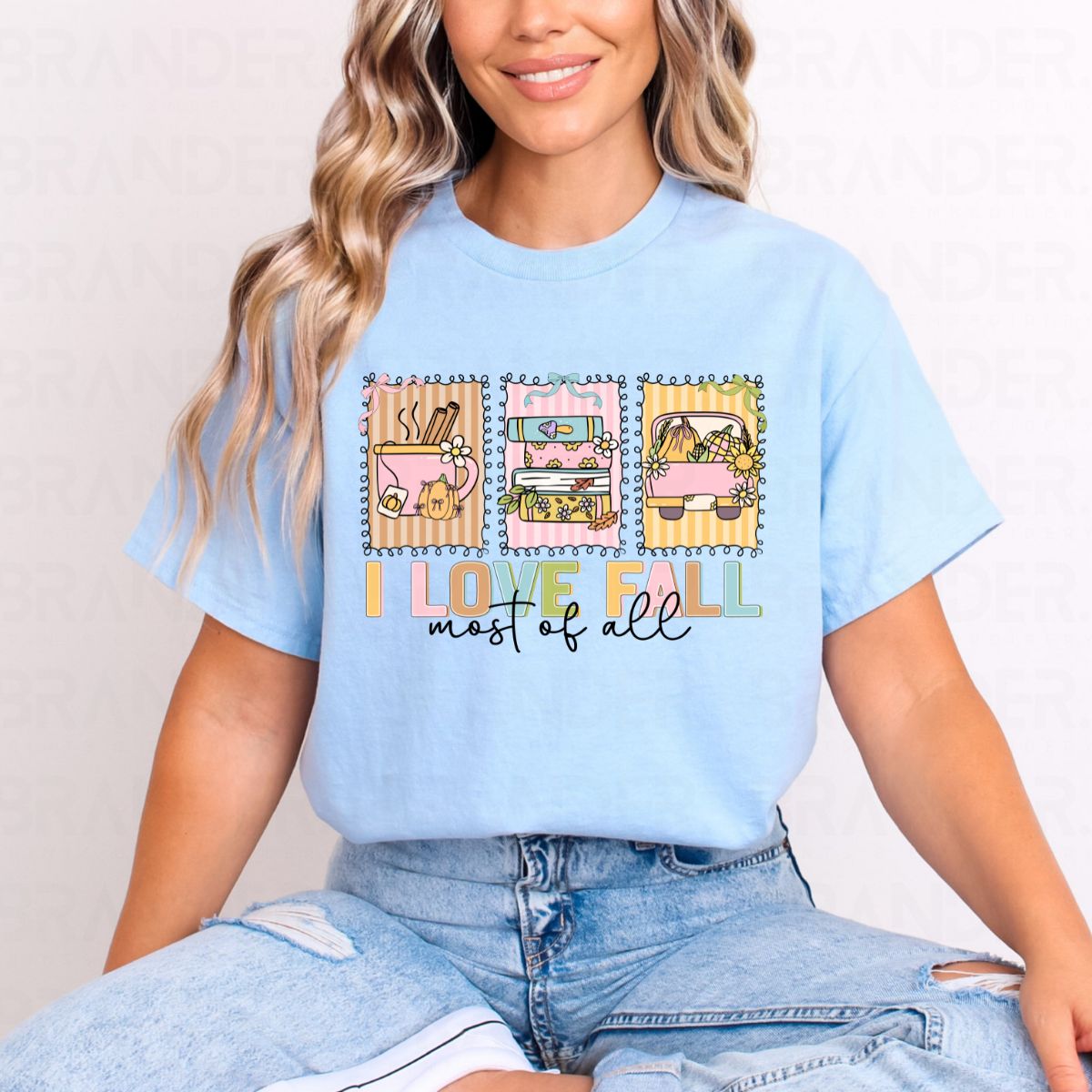 COQUETTE I LOVE FALL MOST OF ALL - DTF TRANSFER