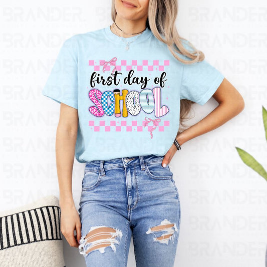 COQUETTE FIRST DAY OF SCHOOL - DTF TRANSFER