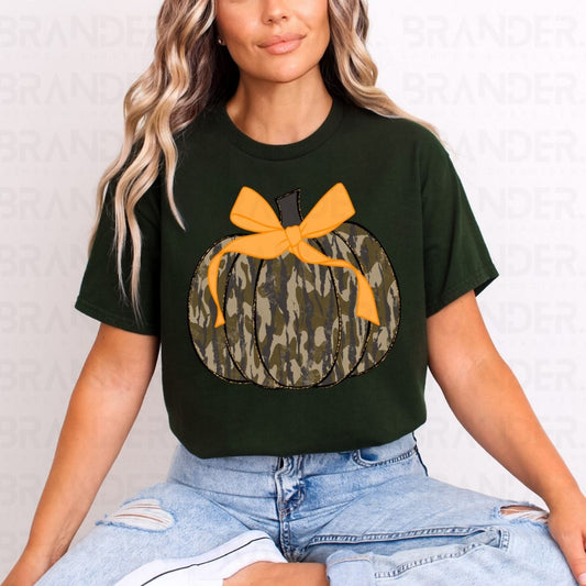 COQUETTE CAMO PUMPKIN - DTF TRANSFER