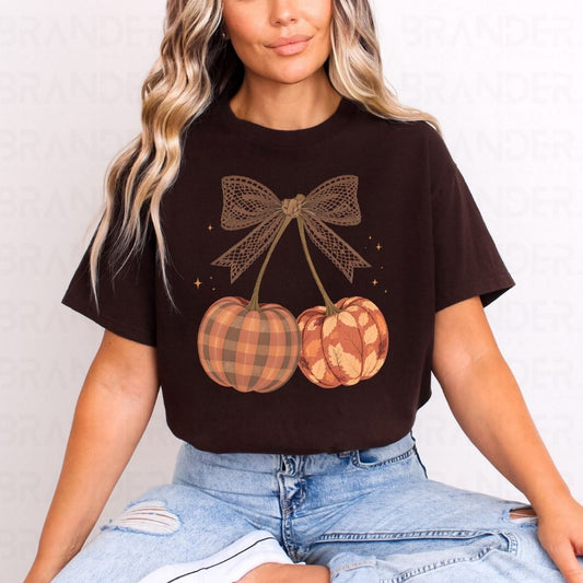COQUETTE PUMPKIN CHERRIES - DTF TRANSFER