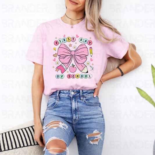 COQUETTE FIRST DAY OF SCHOOL - DTF TRANSFER