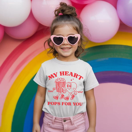MY HEART POPS FOR YOU - DTF TRANSFER