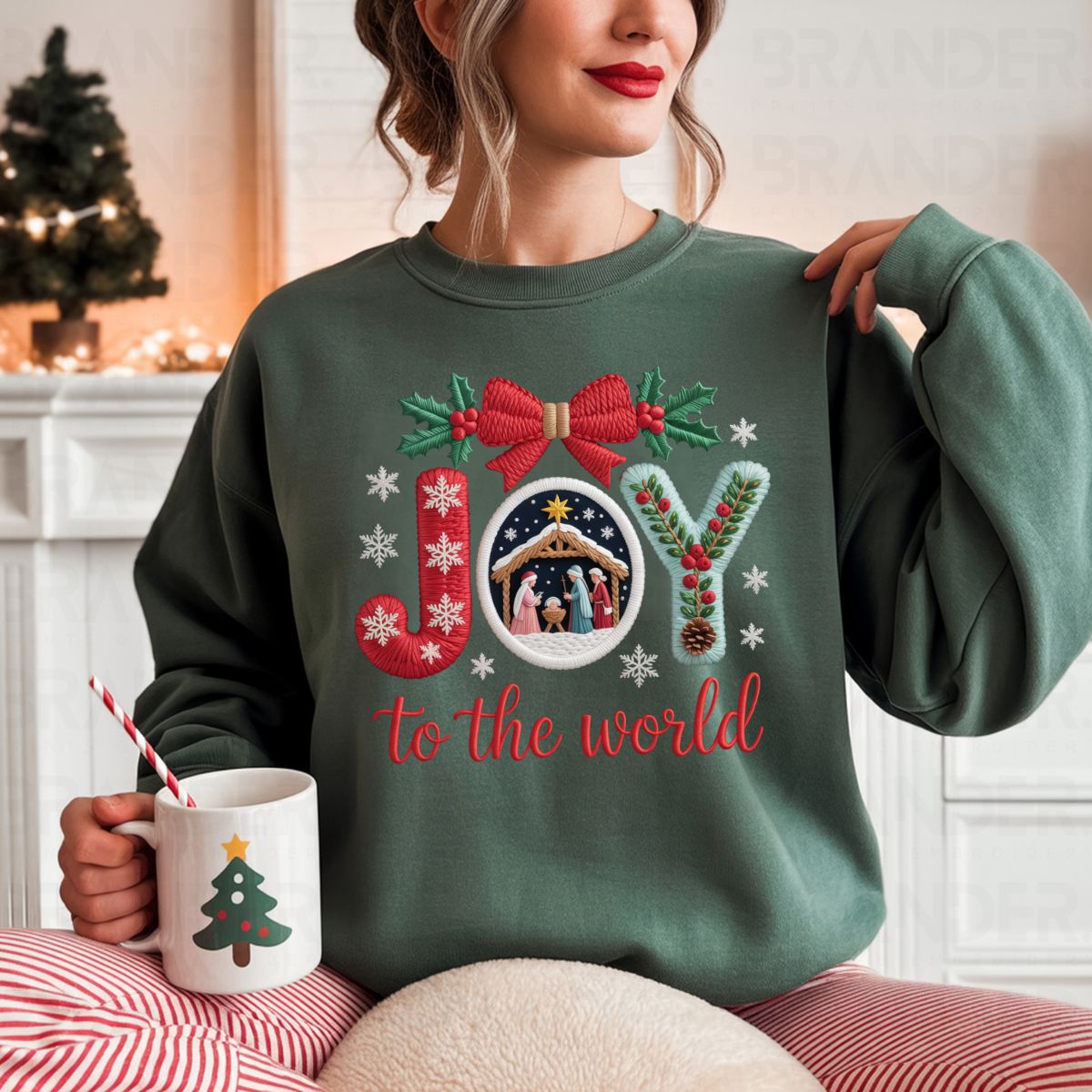 COQUETTE JOY TO THE WORLD - DTF TRANSFER