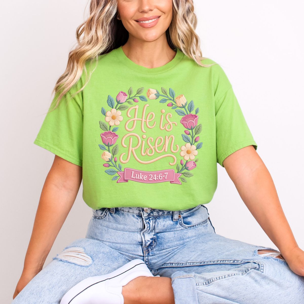 HE IS RISEN - DTF TRANSFER