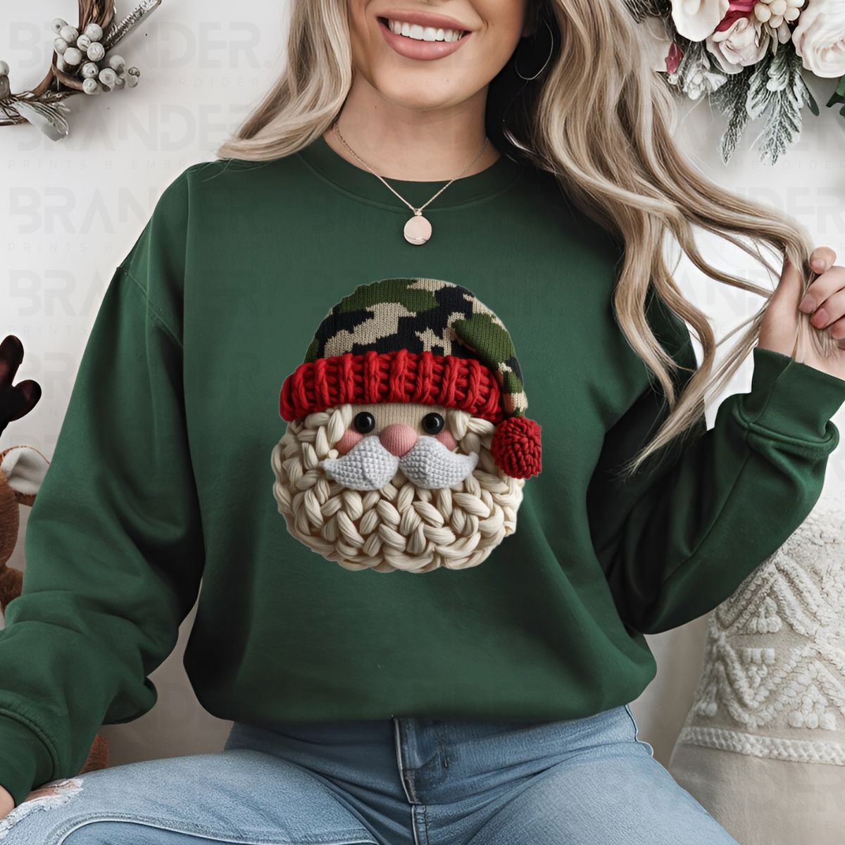 CAMO SANTA - DTF TRANSFER