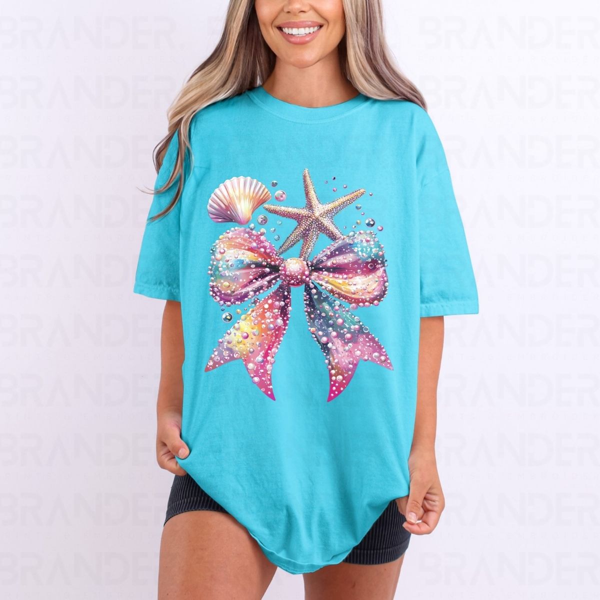 COQUETTE SHELL BOW - DTF TRANSFER