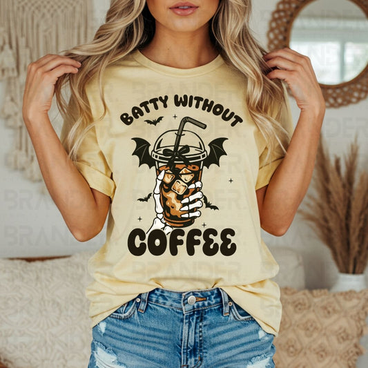COQUETTE BATTY WITHOUT COFFEE - DTF TRANSFER