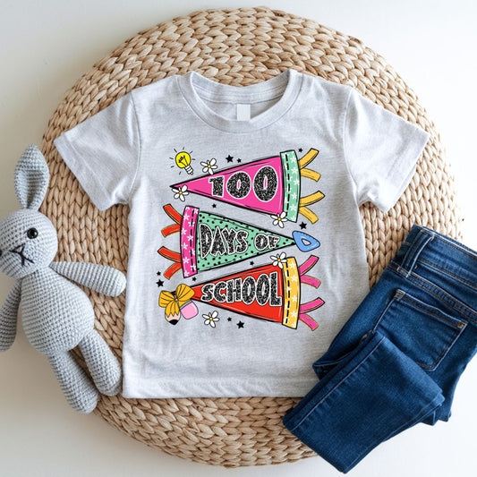 COQUETTE 100 DAYS OF SCHOOL PENNANTS - DTF TRANSFER