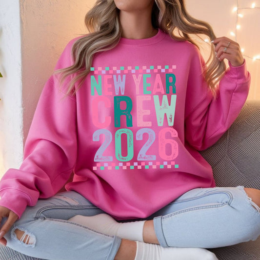 NEW YEAR CREW 2026 - DTF TRANSFER