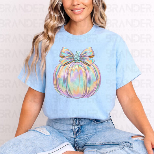 COQUETTE IRIDESCENT PUMPKIN - DTF TRANSFER