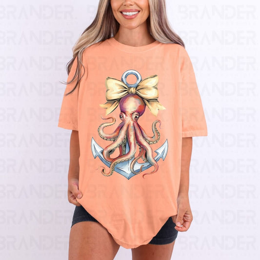 COQUETTE SQUID AND ANCHOR - DTF TRANSFER