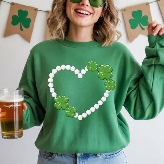 LUCKY CHARM HEART - DTF TRANSFER