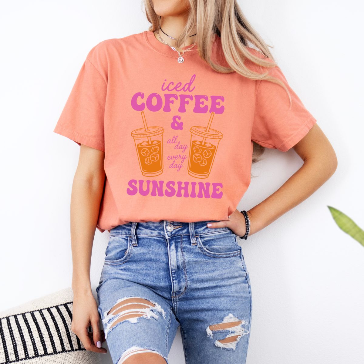 ICED COFFEE & SUNSHINE - DTF TRANSFER