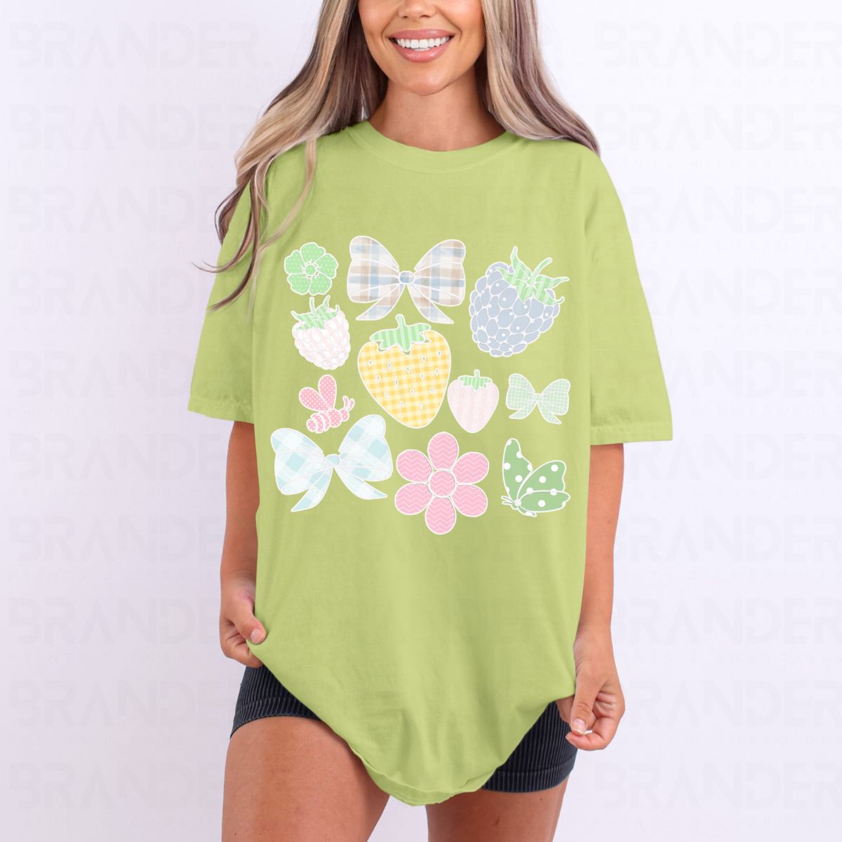 COQUETTE FLORAL AND BERRIES COLLAGE - DTF TRANSFER