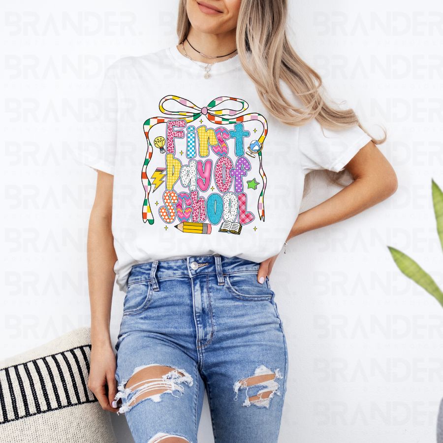 COQUETTE FIRST DAY OF SCHOOL - DTF TRANSFER
