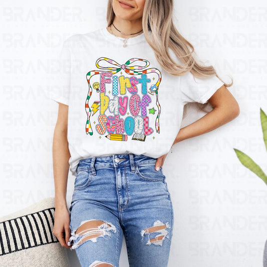 COQUETTE FIRST DAY OF SCHOOL - DTF TRANSFER