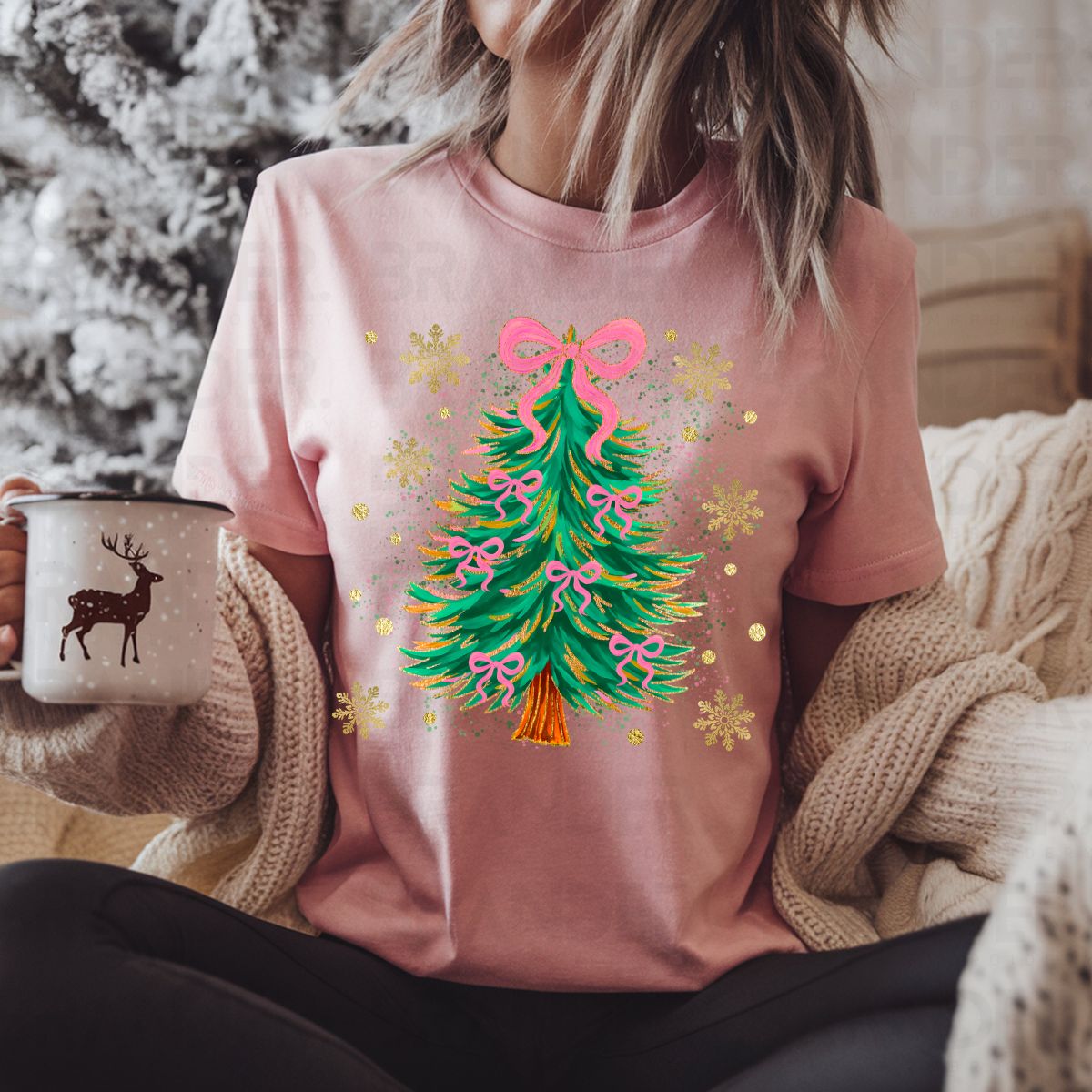 COQUETTE CHRISTMAS TREE - DTF TRANSFER