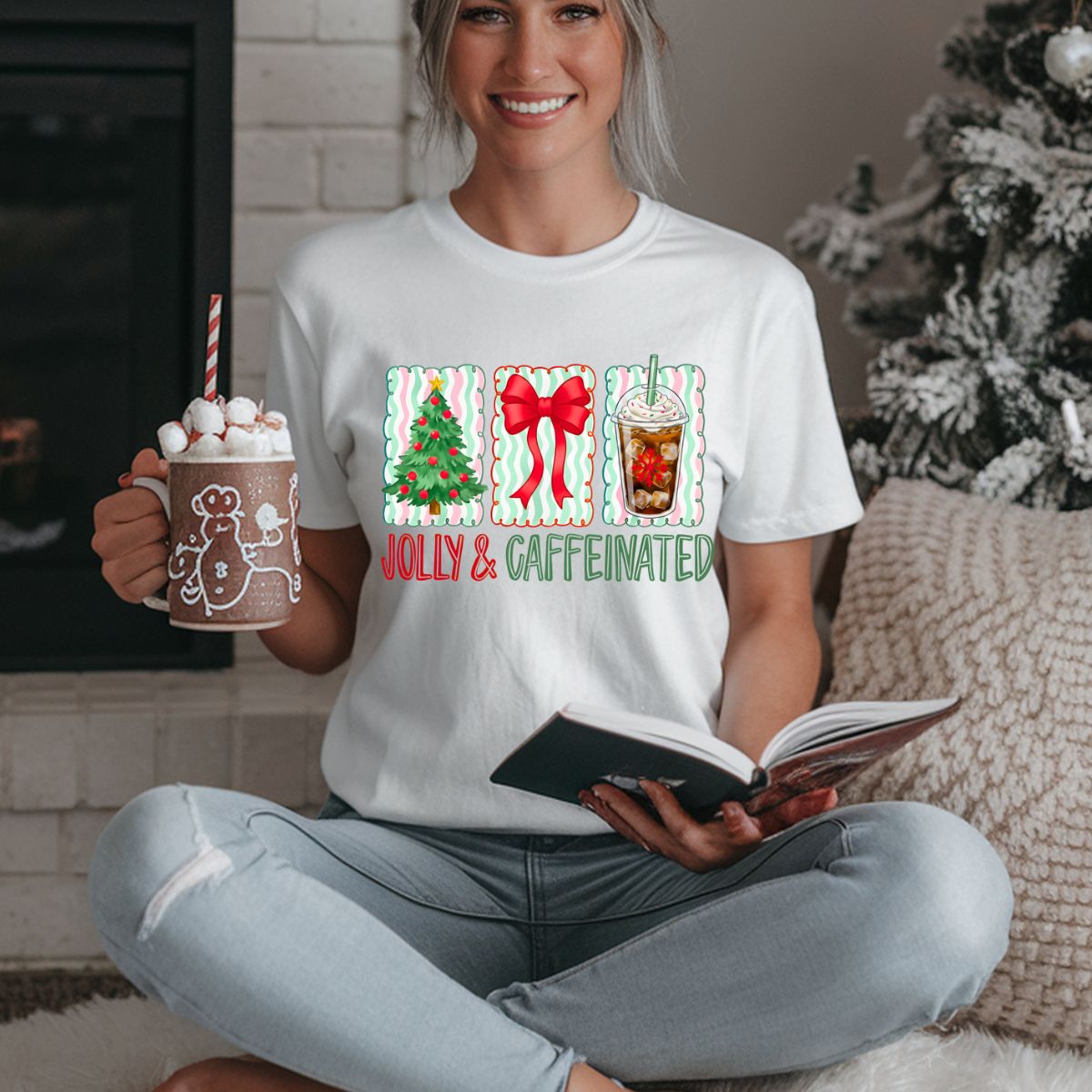 COQUETTE JOLLY & CAFFEINATED - DTF TRANSFER