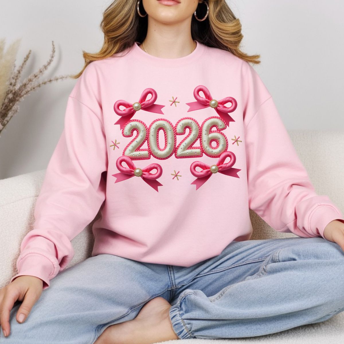 COQUETTE 2026 *FAUX YARN/FAUX PEARL* - DTF TRANSFER