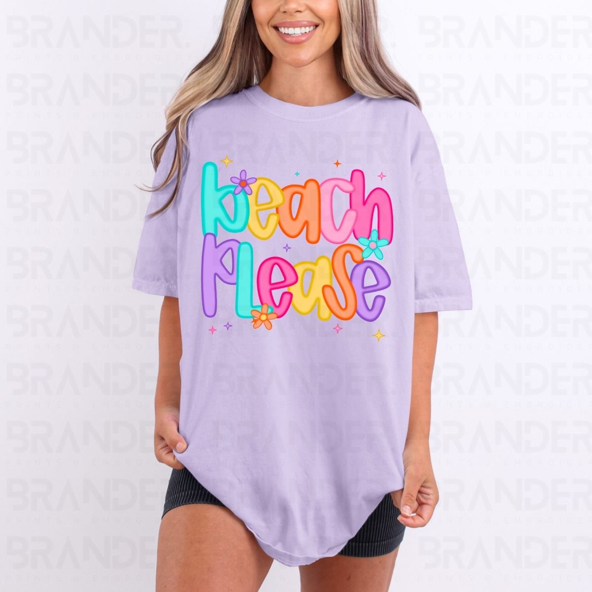 BEACH PLEASE - DTF TRANSFER