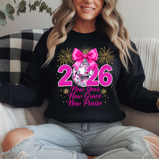 COQUETTE 2026 NEW YEAR NEW GRACE NEW PRAISE - DTF TRANSFER