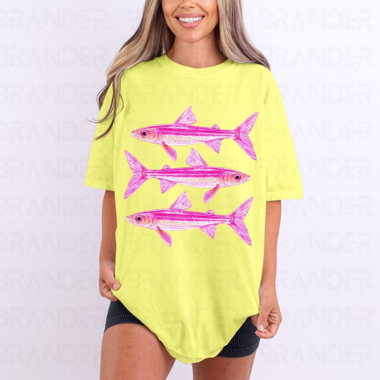 PINK FISH - DTF TRANSFER