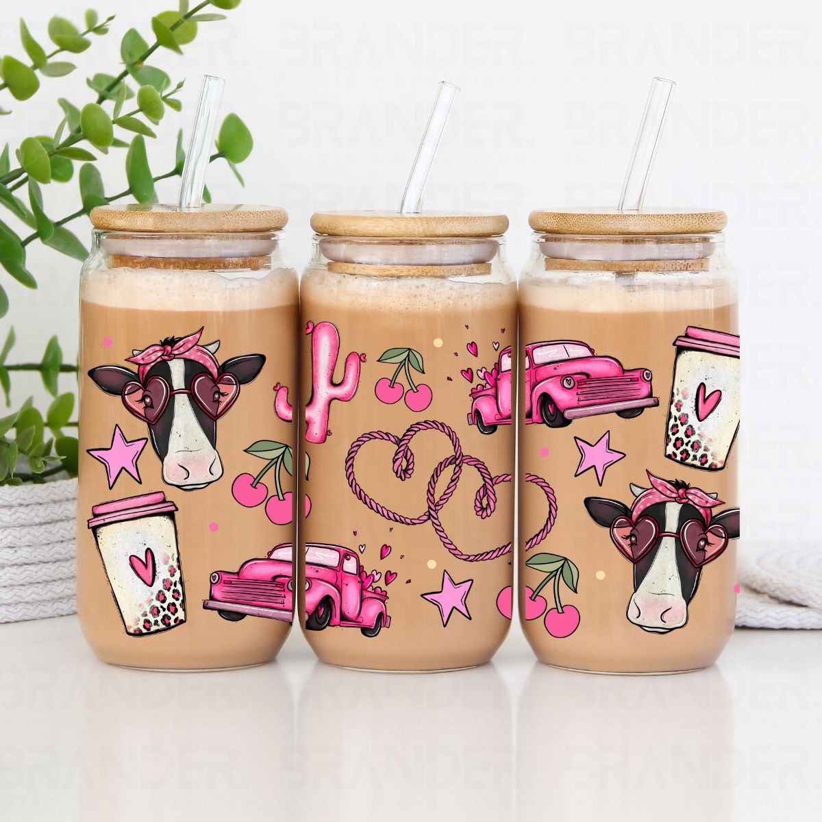 WESTERN VALENTINES DAY - 16 OZ - UV DTF