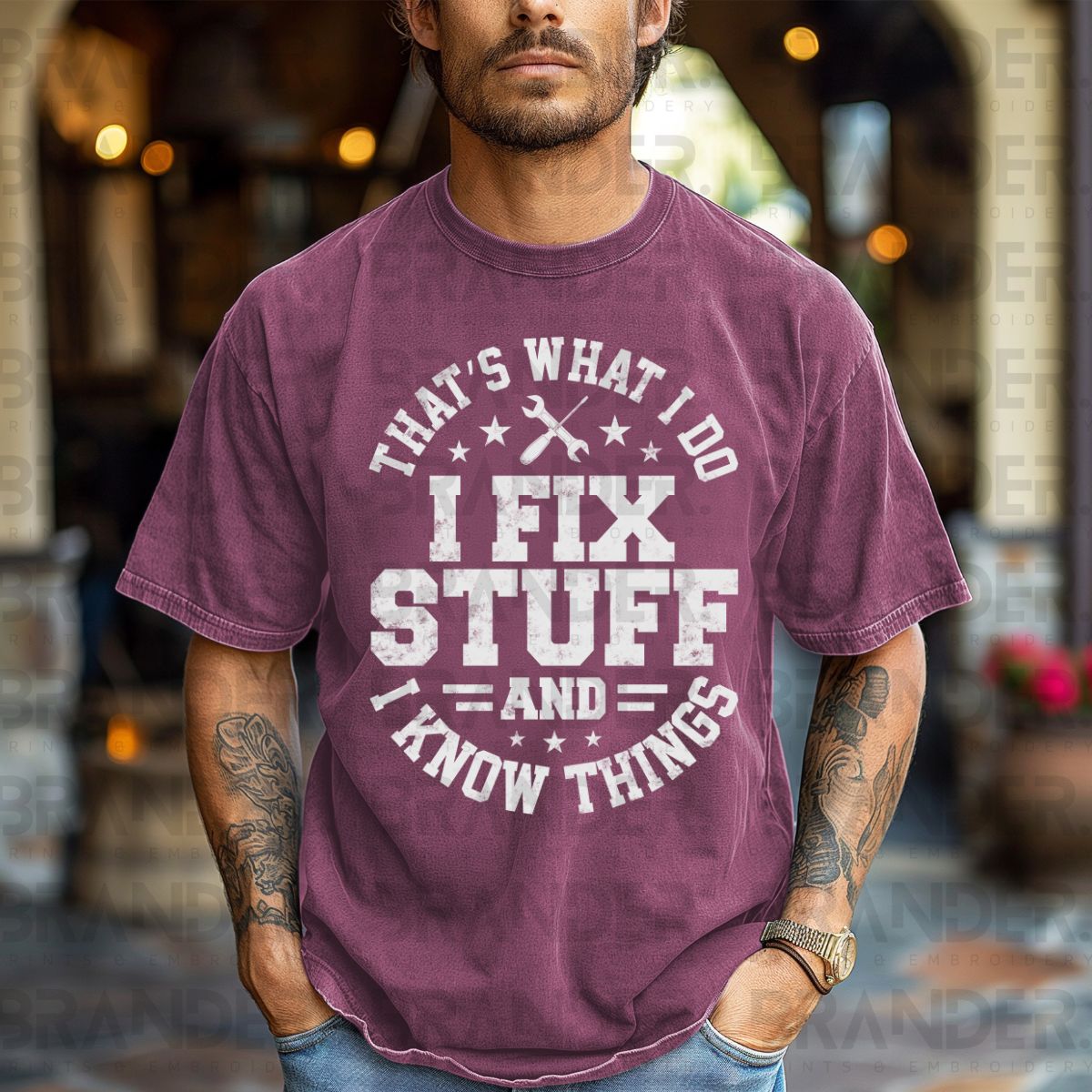 I FIX STUFF AND KNOW THINGS - DTF TRANSFER