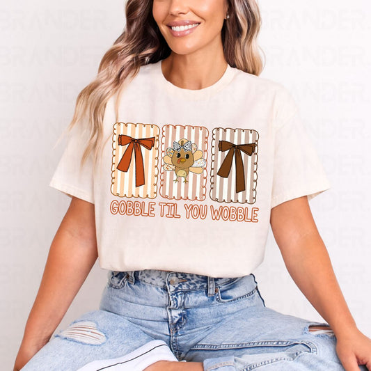 COQUETTE GOBBLE TIL YOU WOBBLE - DTF TRANSFER