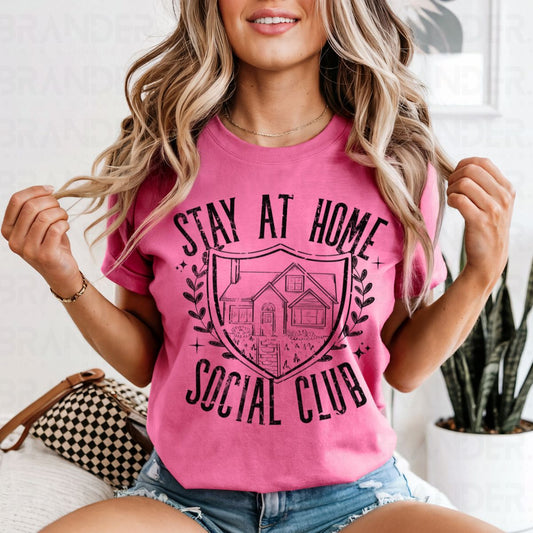 STAY AT HOME SOCIAL CLUB - COMPLETED TEE