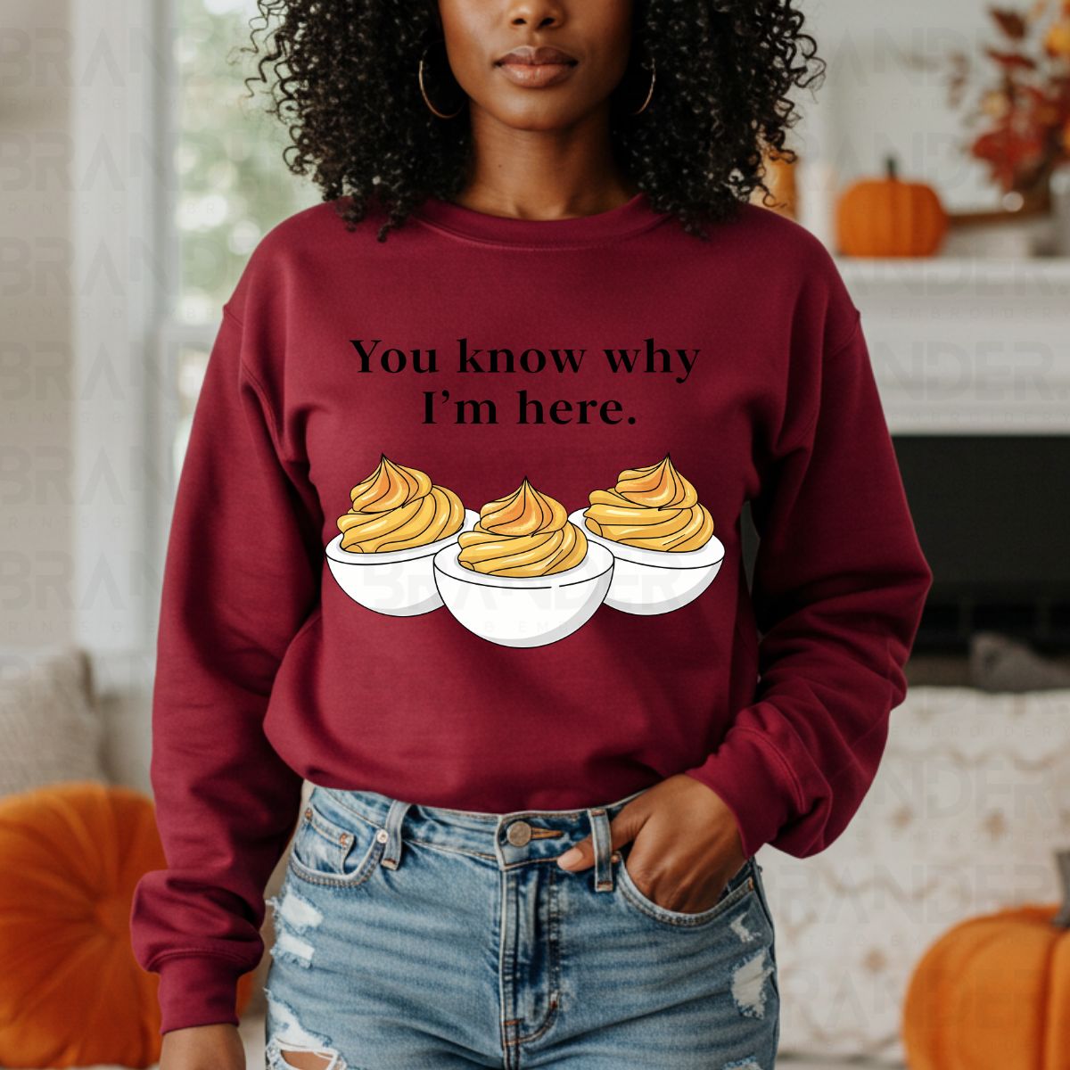 YOU KNOW WHY I'M HERE - DTF TRANSFER