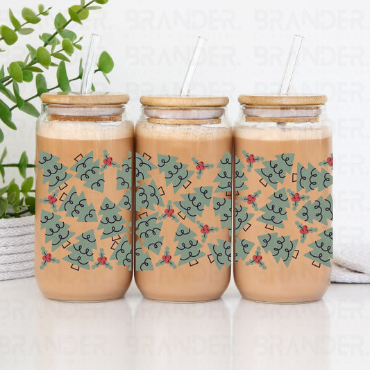 CHRISTMAS TREES - 16 OZ - UV DTF