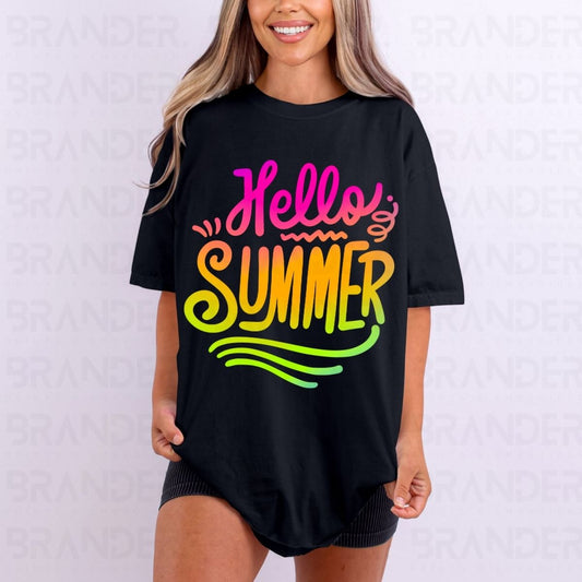 HELLO SUMMER - DTF TRANSFER