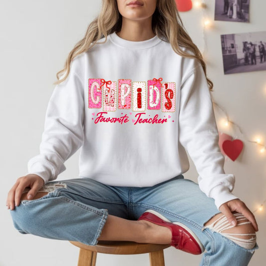 COQUETTE CUPID'S FAVORITE TEACHER - DTF TRANSFER