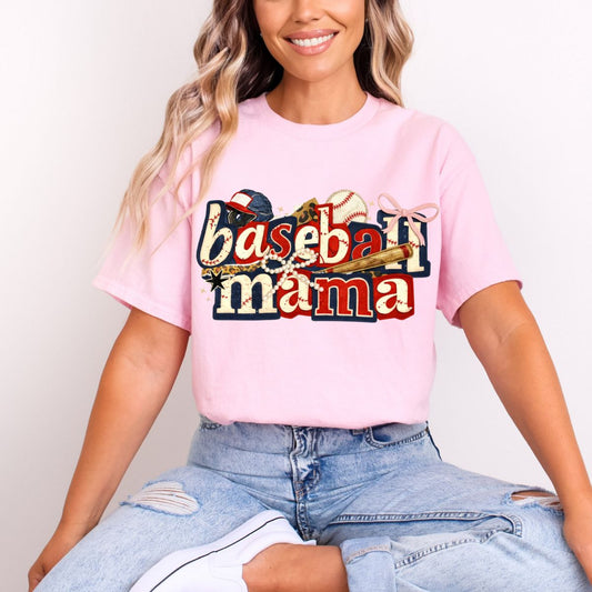 COQUETTE BASEBALL MAMA - DTF TRANSFER