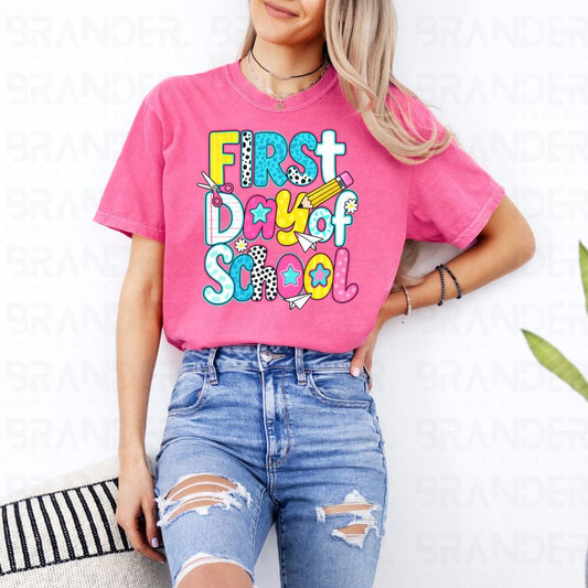 FIRST DAY OF SCHOOL - DTF TRANSFER