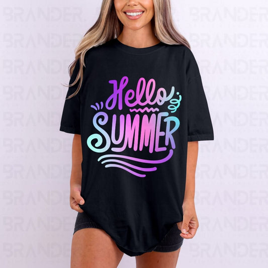 HELLO SUMMER - DTF TRANSFER